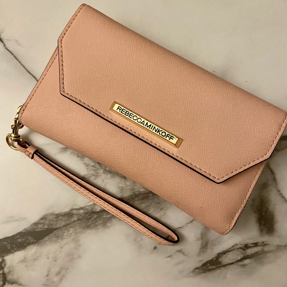 Rebecca Minkoff Pink Envelope Long Wallet